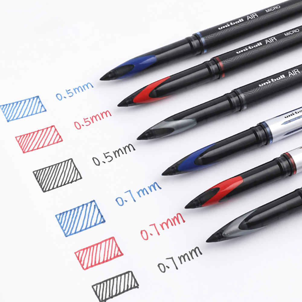 UNI Ball Air GEL ปากกาคุณภาพสู - Pentel Pen Energel บทวิจารณ์และราคา