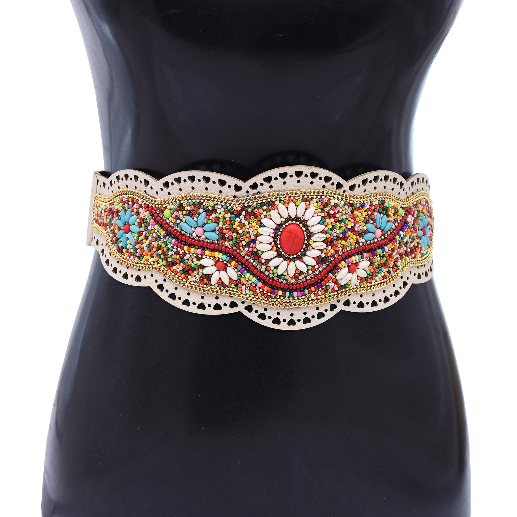 เข็มขัดประดับลูกปัดหลากสีสำหรั - Leatherwork Jewelry บทวิจารณ์และราคา