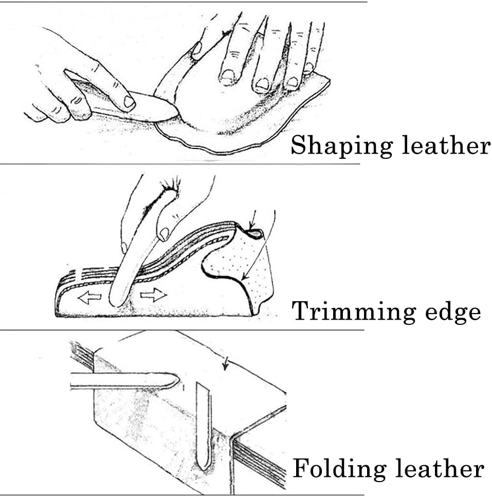 เครื่องมือพับหนังแบบมืออาชีพ   - Leather Work Folder บทวิจารณ์และราคา